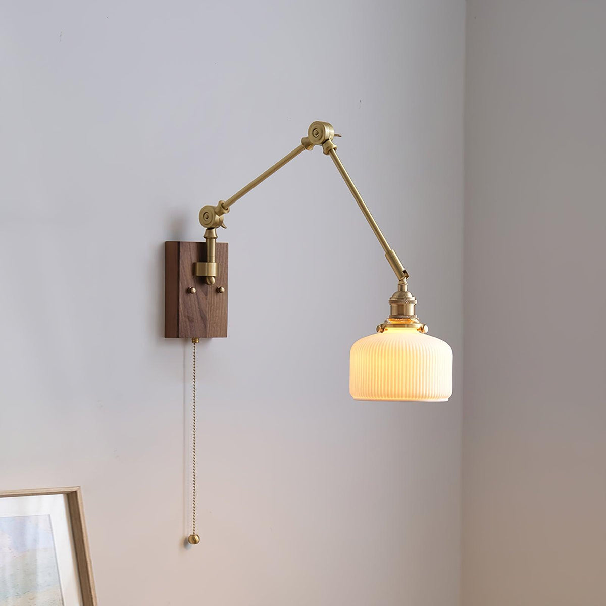 Vetra aplique de pared vintage regulable con brazo oscilante