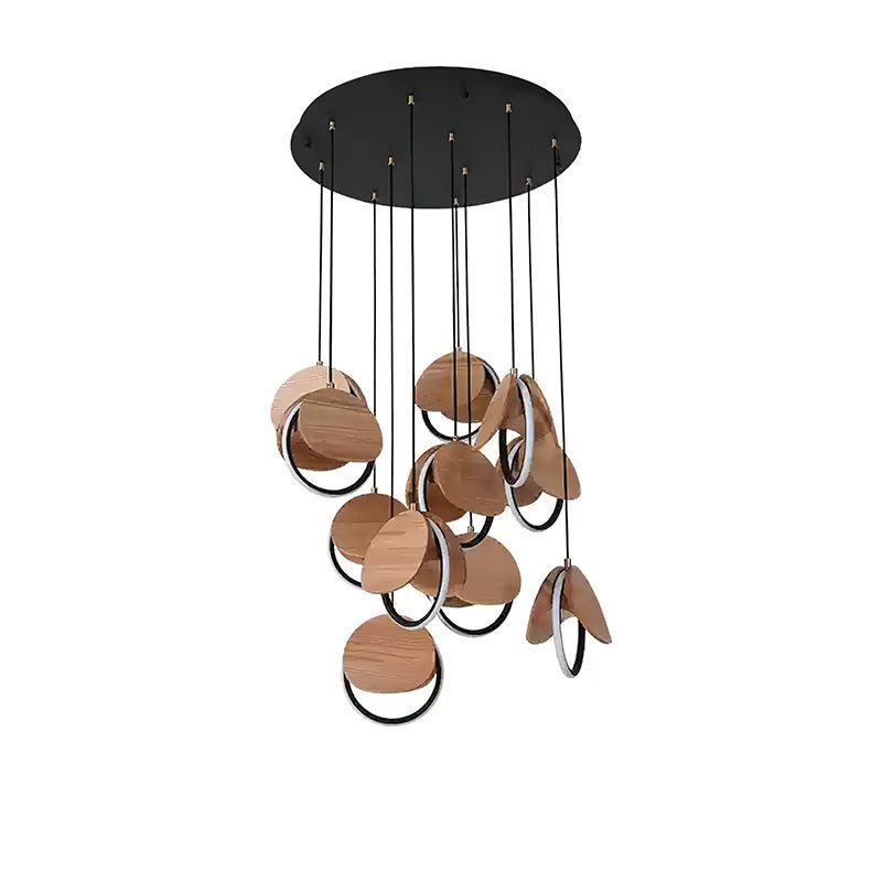 Avvelen lámpara colgante geométrica de madera