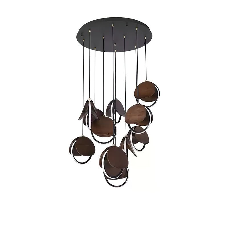Avvelen lámpara colgante geométrica de madera