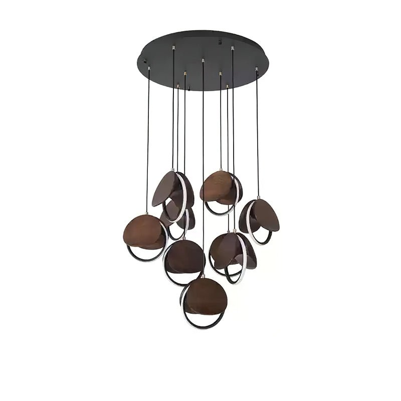 Avvelen lámpara colgante geométrica de madera