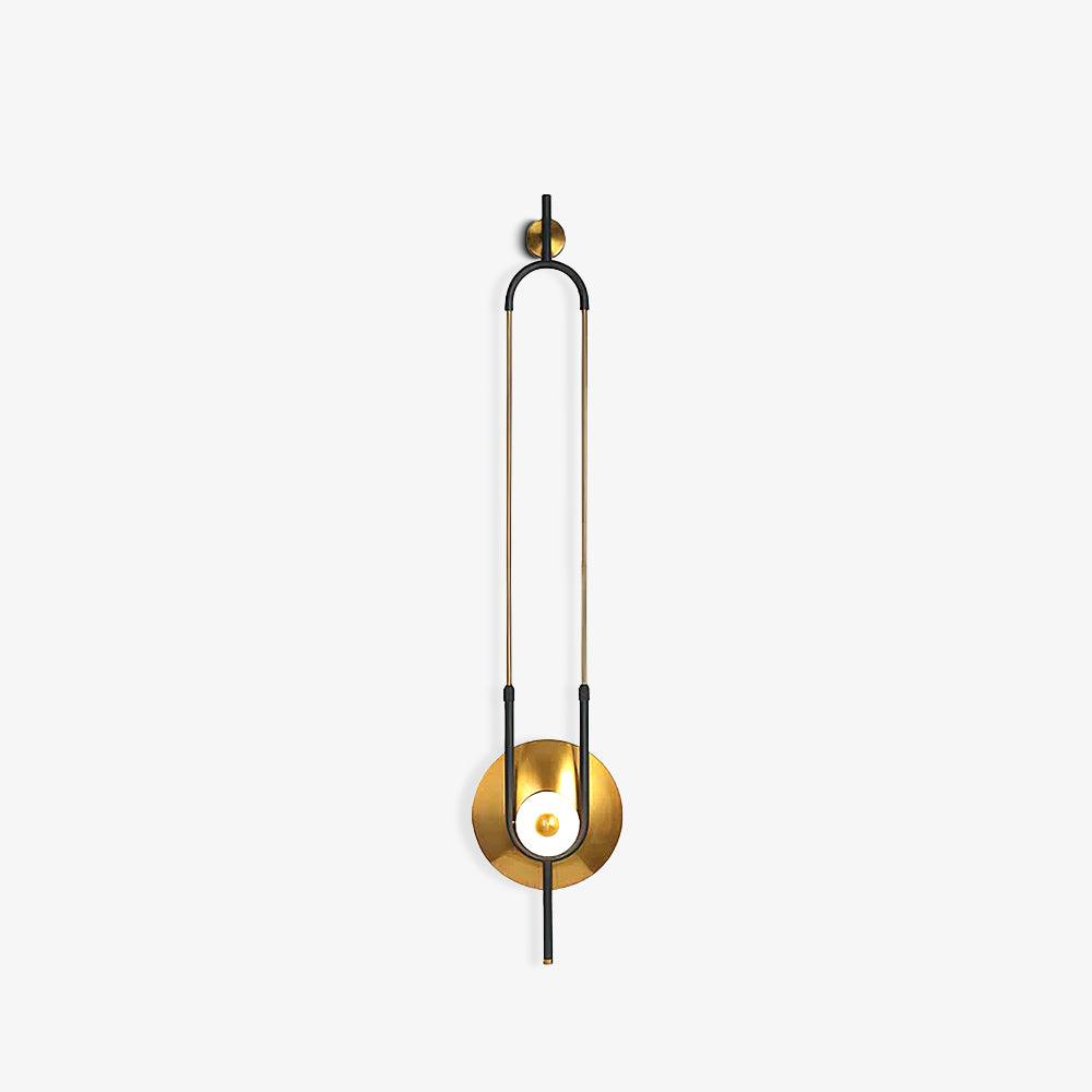 Ivory aplique de pared moderno minimalista anillo de mármol