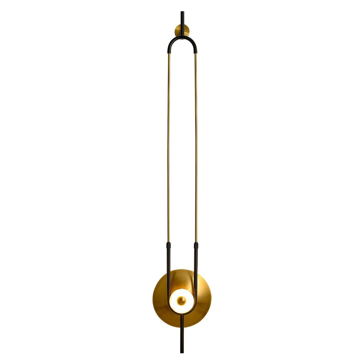 Ivory aplique de pared moderno minimalista anillo de mármol