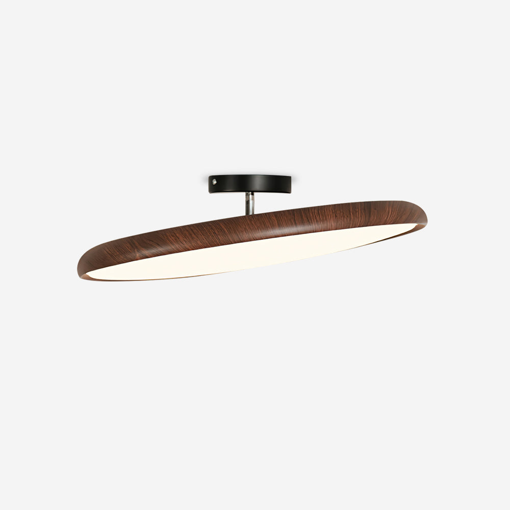 Aira lámpara de techo ovalada semi-flush