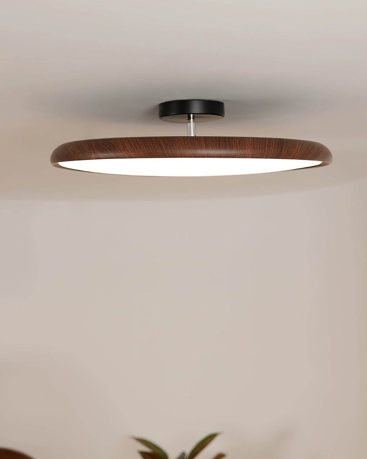 Aira lámpara de techo ovalada semi-flush