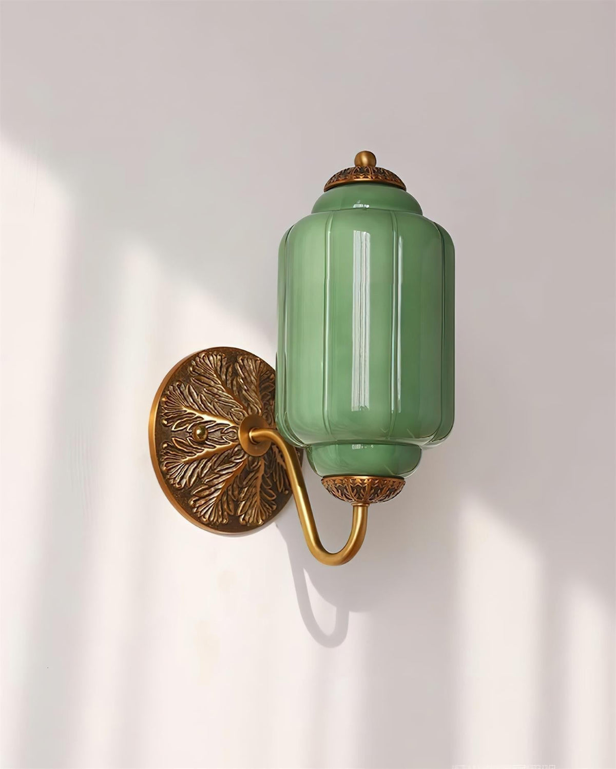 Melvane aplique de pared Vintage de vidrio rosa