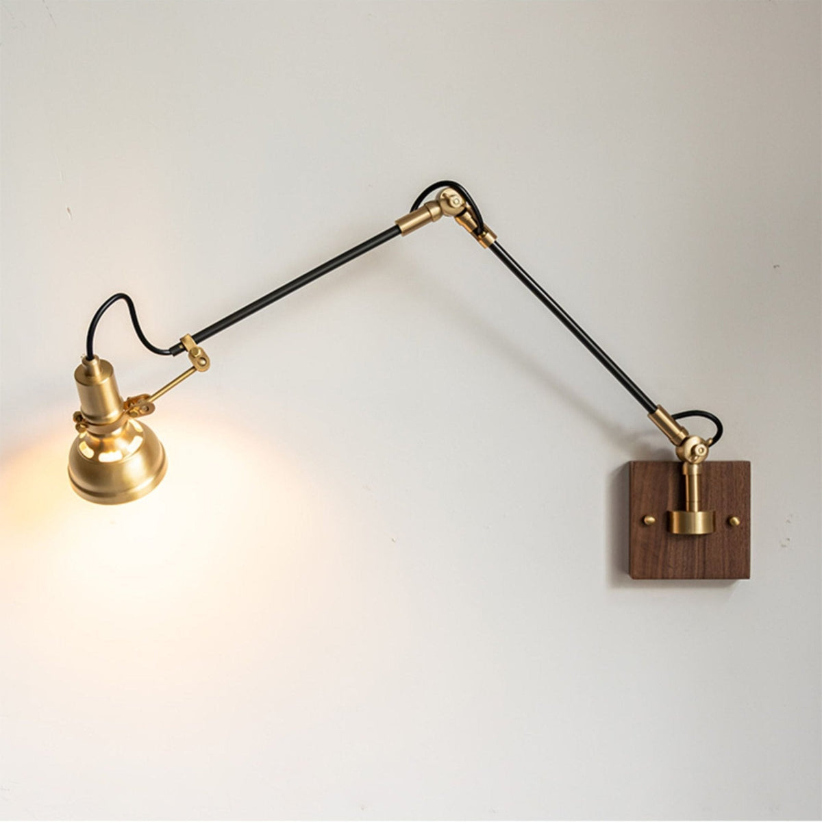 Jovlyn aplique de pared en madera