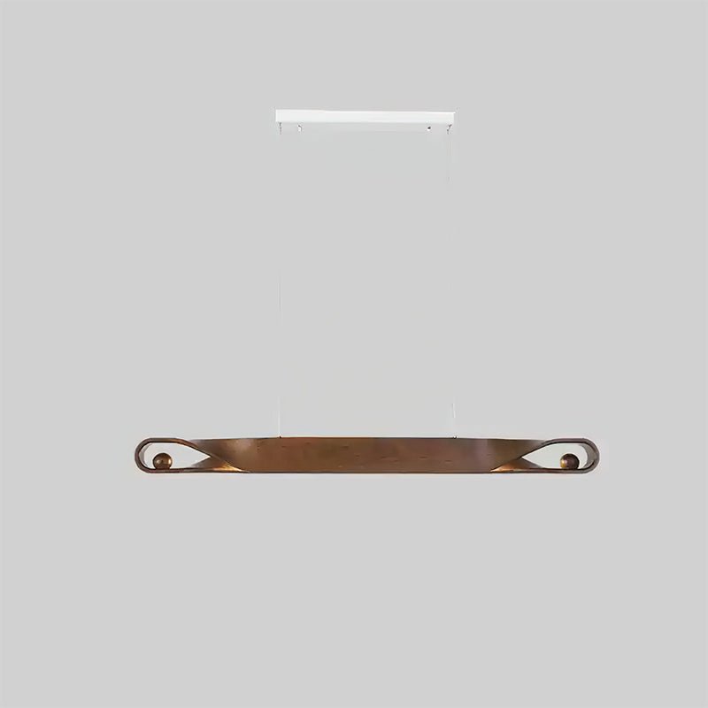 Lemior lámpara colgante de madera curvada minimalista