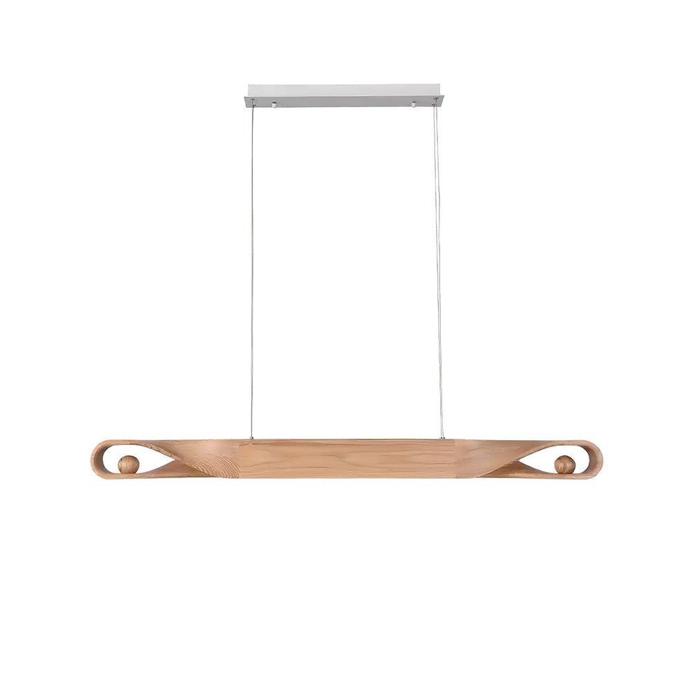 Lemior lámpara colgante de madera curvada minimalista