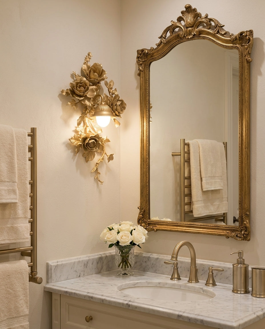 Gilded aplique de pared
