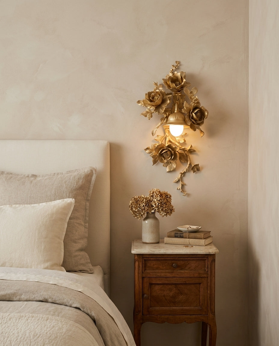 Gilded aplique de pared