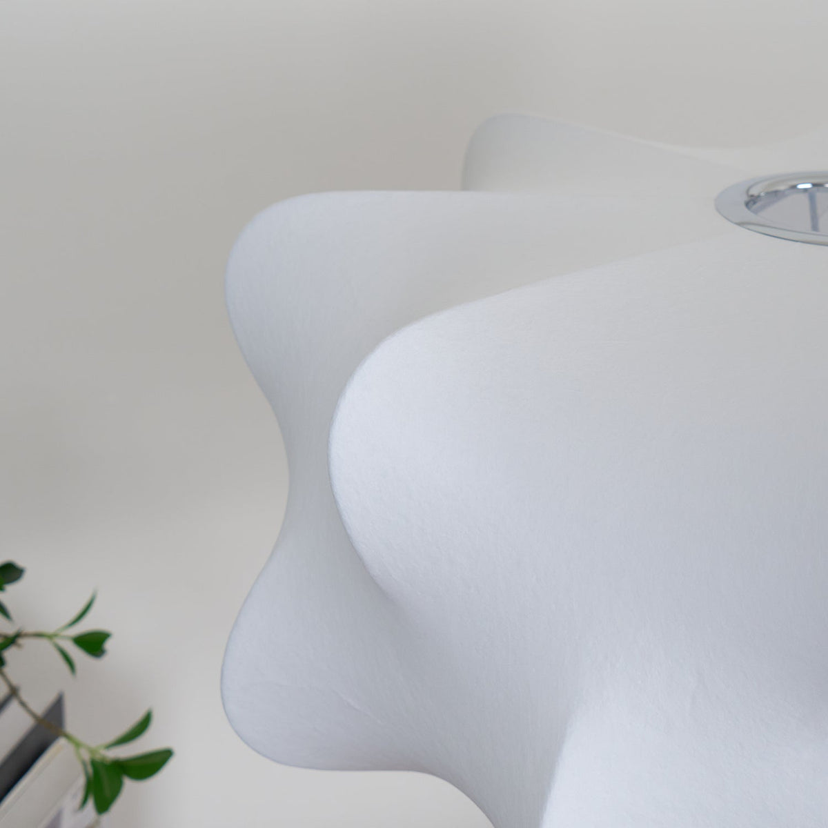 Bibi lámpara colgante decorativa de seda translúcida