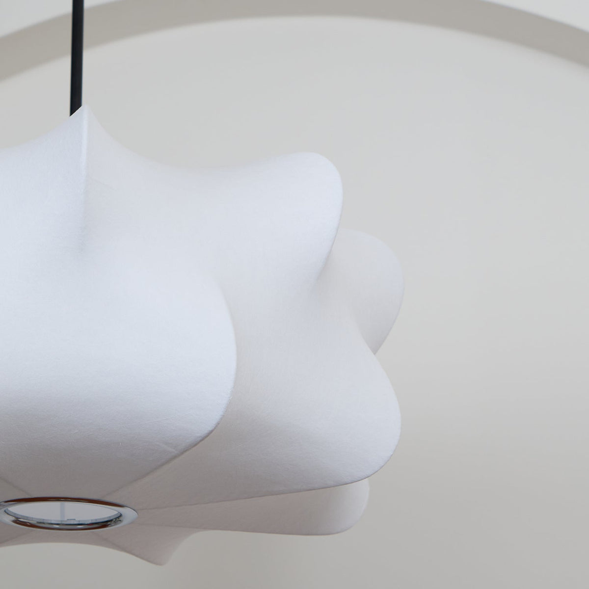 Luxe lámpara colgante contemporánea de seda