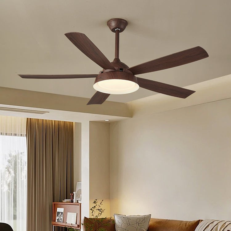 Orvino ventilador de techo con luz de madera