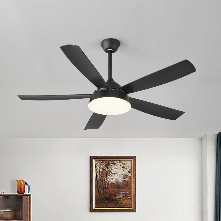 Orvino ventilador de techo con luz de madera