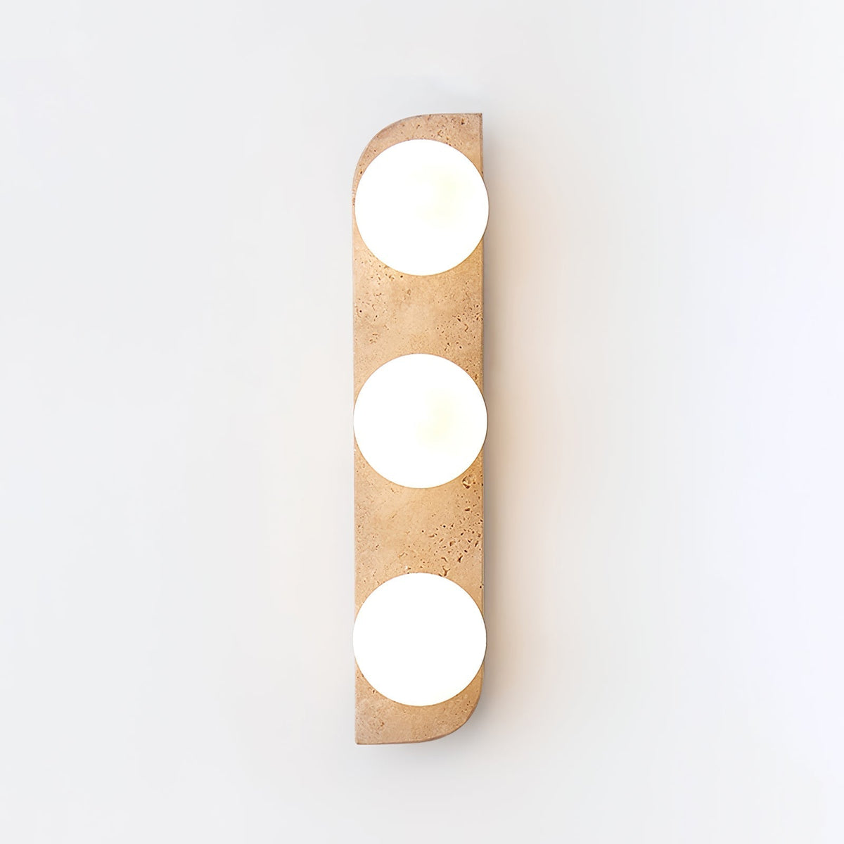 Taviniella aplique de pared minimalista en travertino