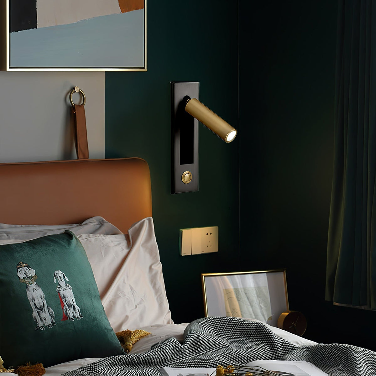 Velerelia aplique de pared enchufable para cama