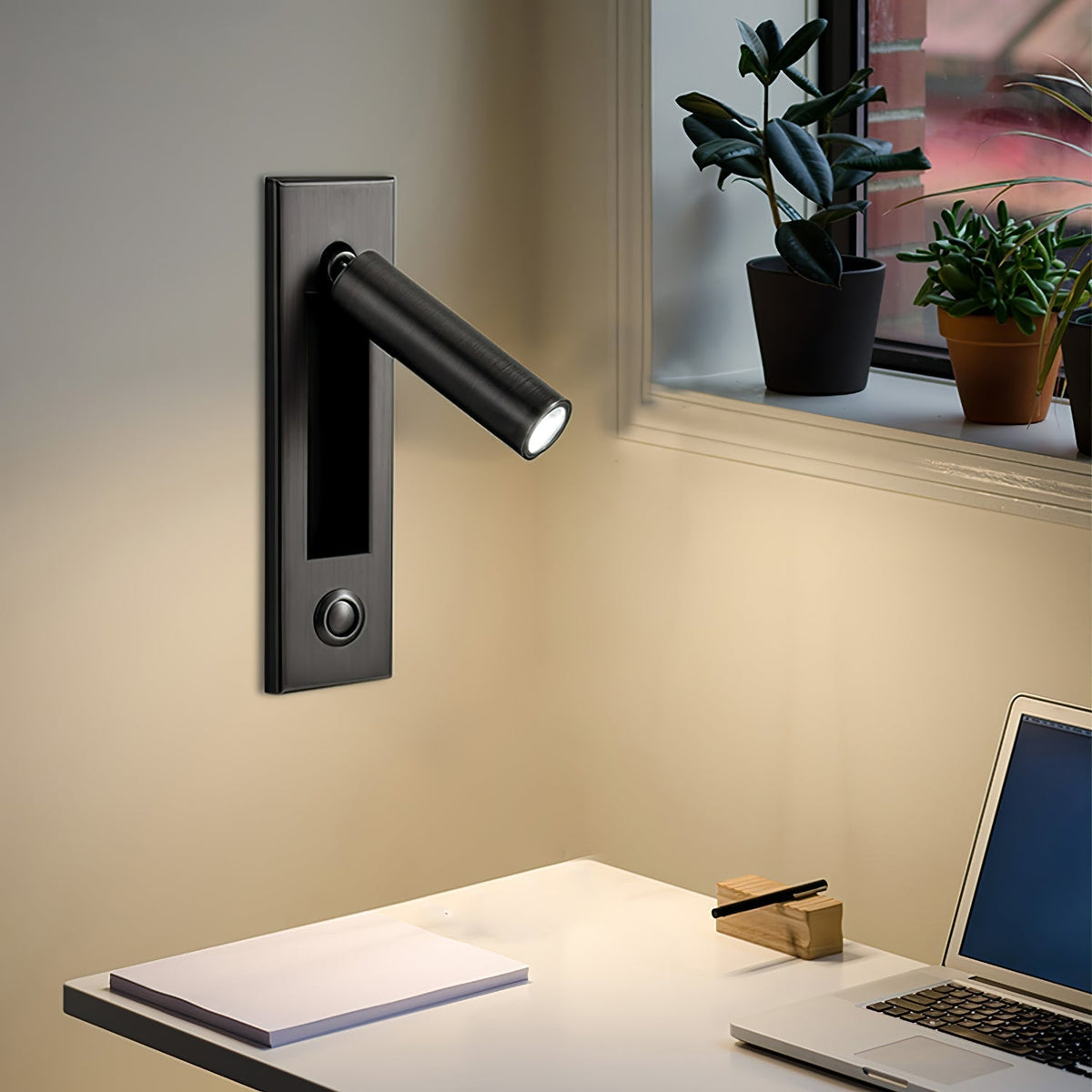Velerelia aplique de pared enchufable para cama