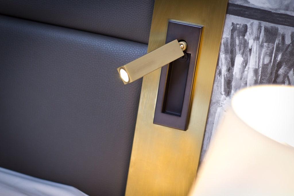 Velerelia aplique de pared enchufable para cama