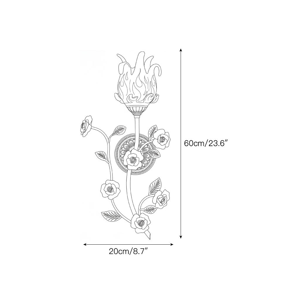 Flor Floréale & aplique de pared