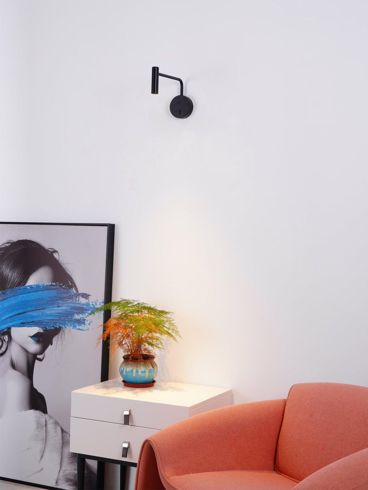 Kiroxen aplique de pared minimalista disco LED