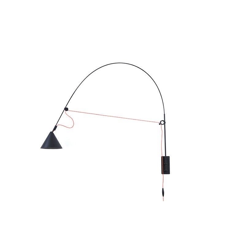 Noraette aplique de pared arco cónico minimalista