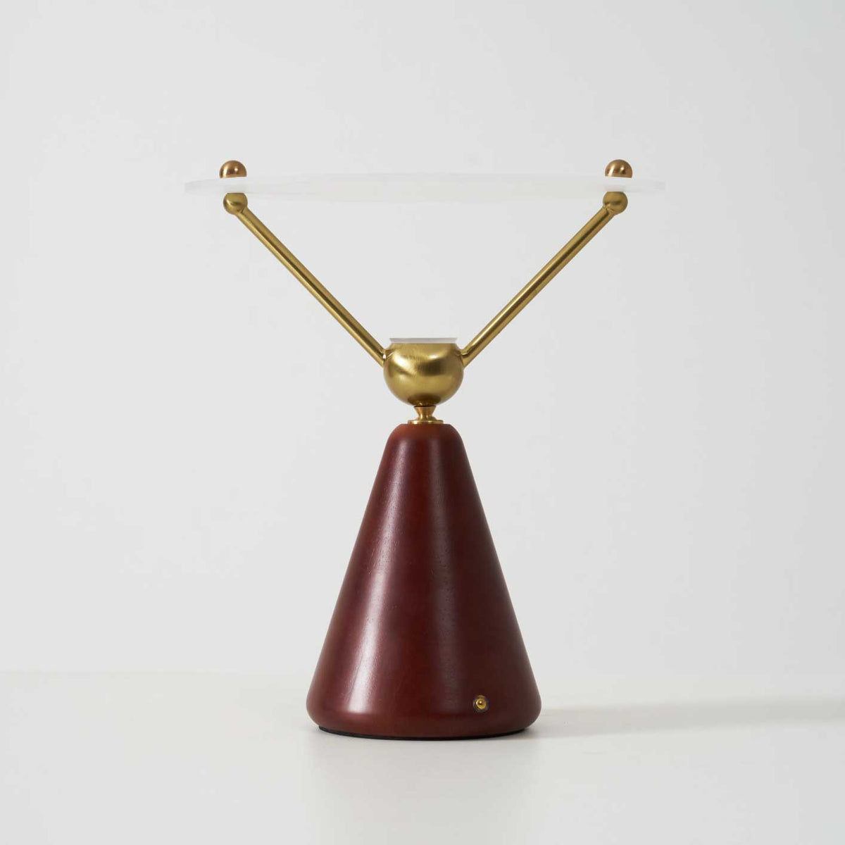Balance lámpara de mesa moderna de madera