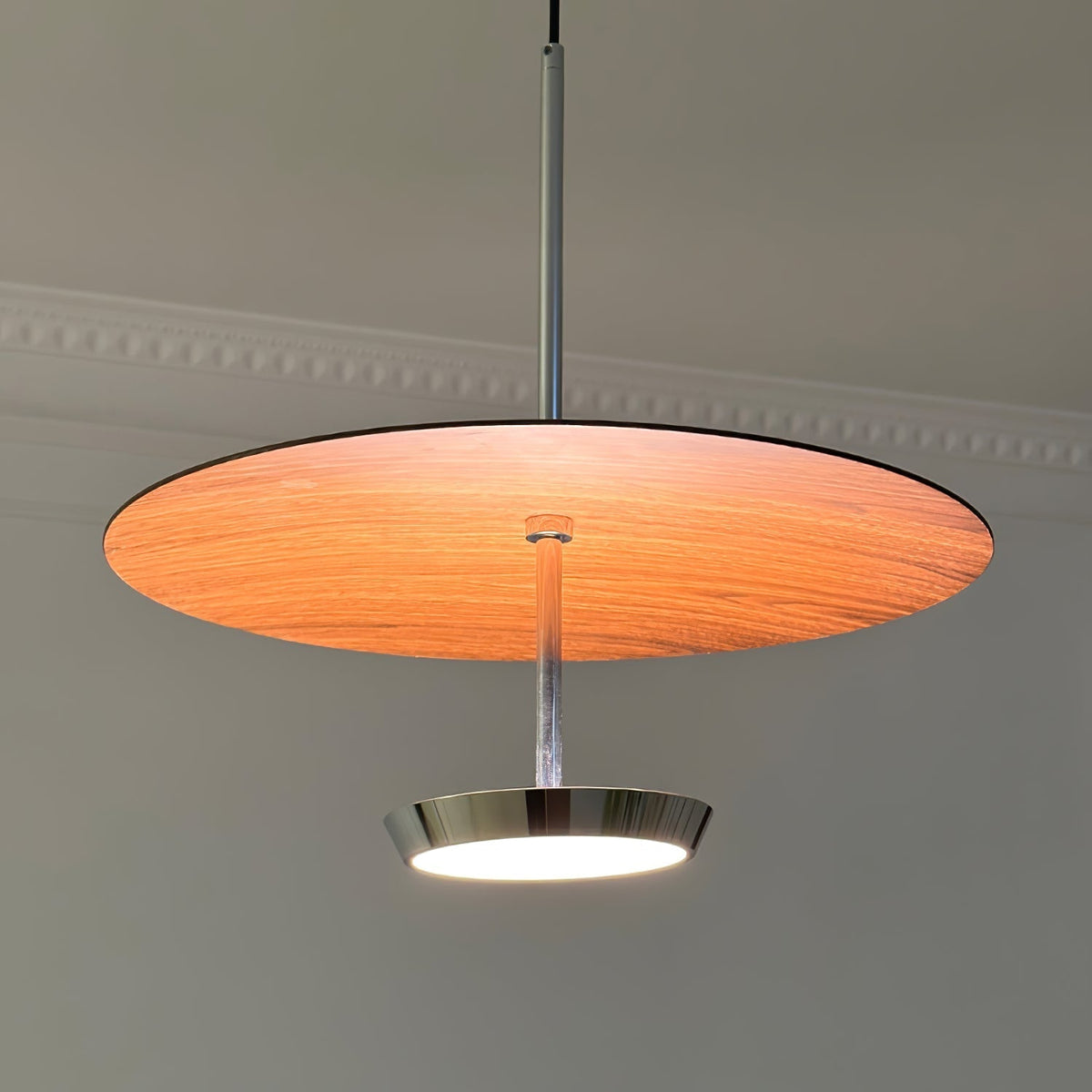 Myphaos lámpara colgante moderna minimalista en disco