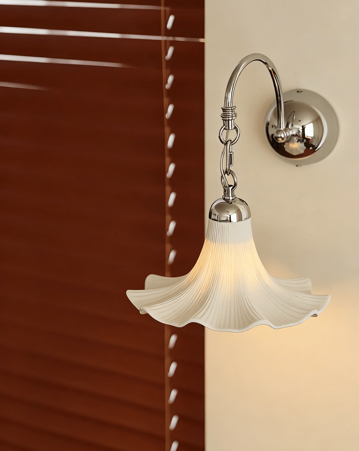 Teks aplique de pared pétalo