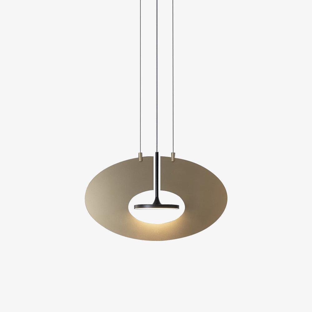 Sirixy lámpara colgante anillo oval geométrico