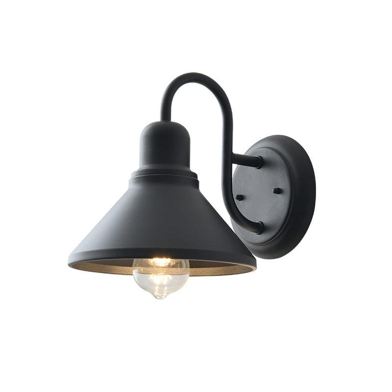 Elion aplique de pared vintage cónico exterior