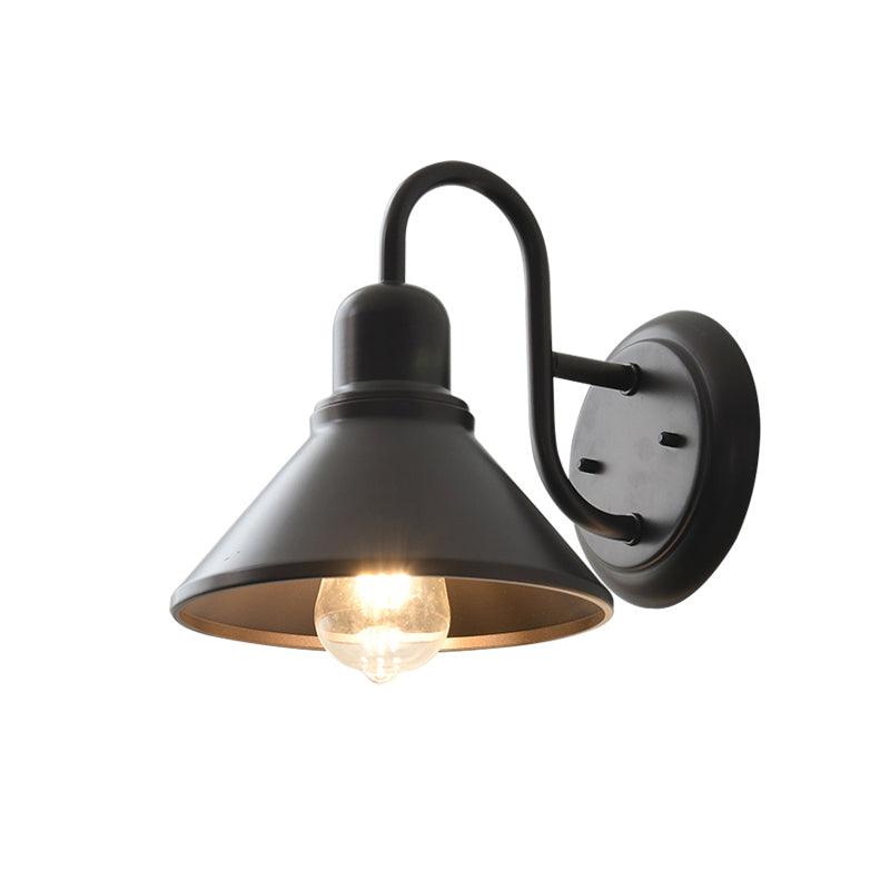 Elion aplique de pared vintage cónico exterior
