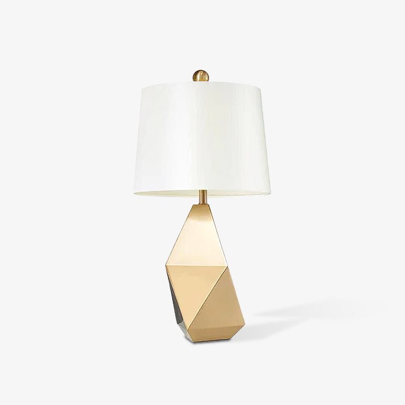 Vosilis lámpara de mesa moderna minimalista de tejido facetada