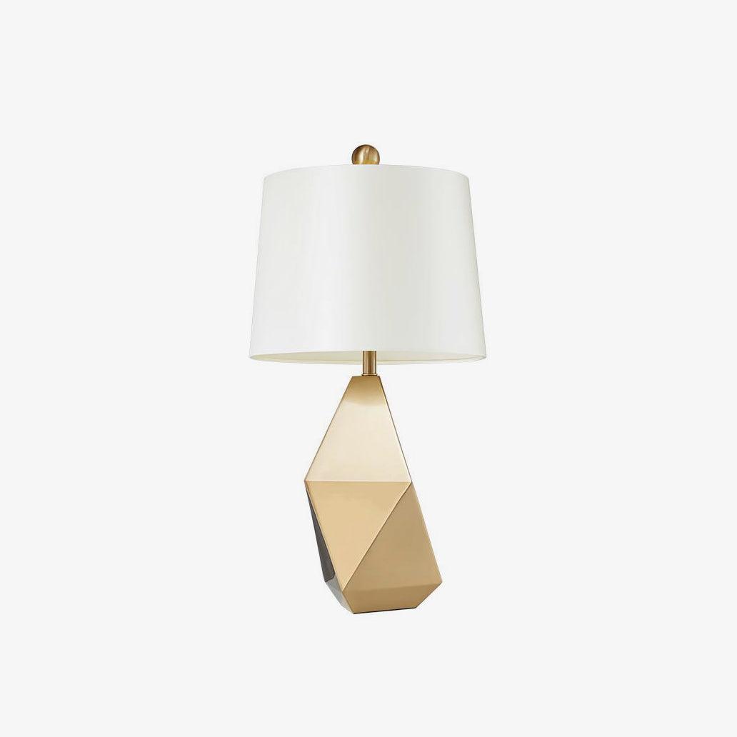 Vosilis lámpara de mesa moderna minimalista de tejido facetada