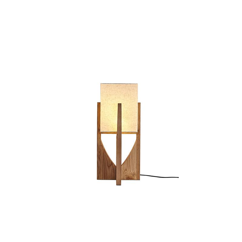 Syleia lámpara de pie de madera moderna
