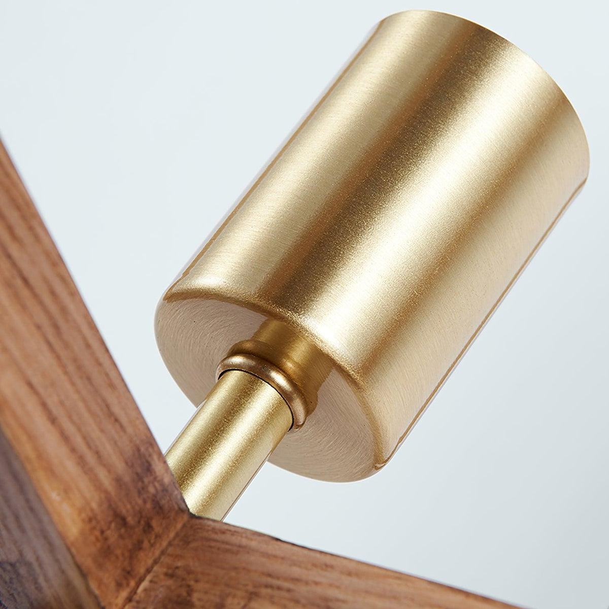Syleia lámpara de pie de madera moderna