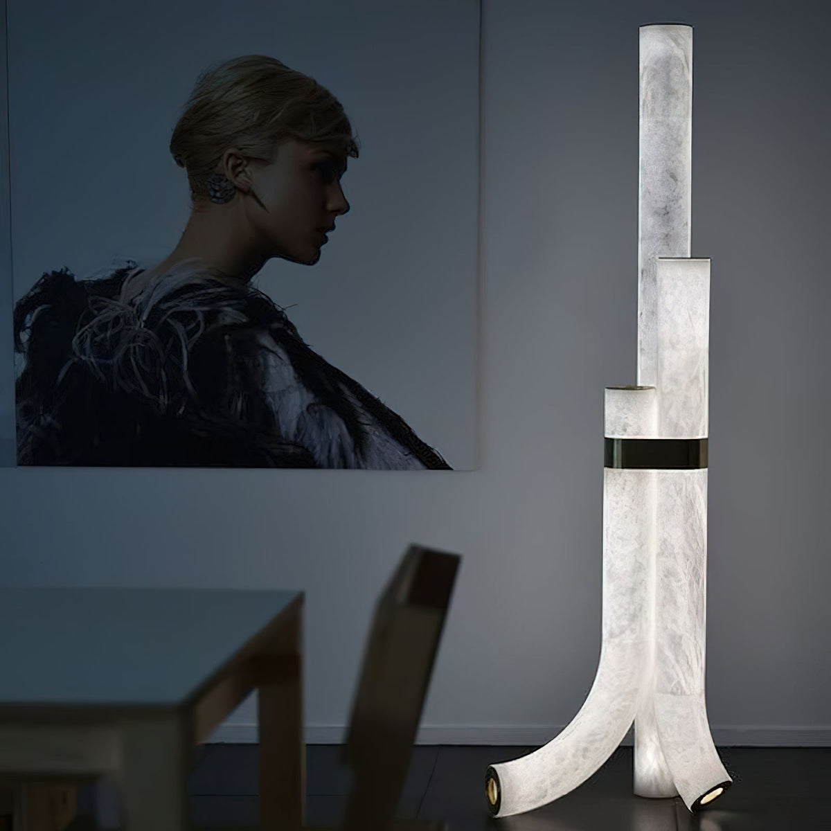 Sculpt lámpara de pie