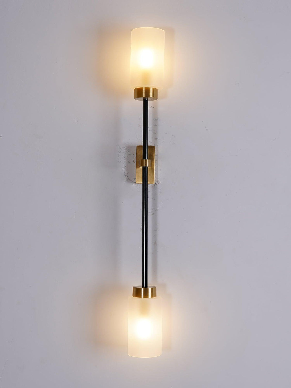 Tekas aplique de pared cilindro vidrio lineal