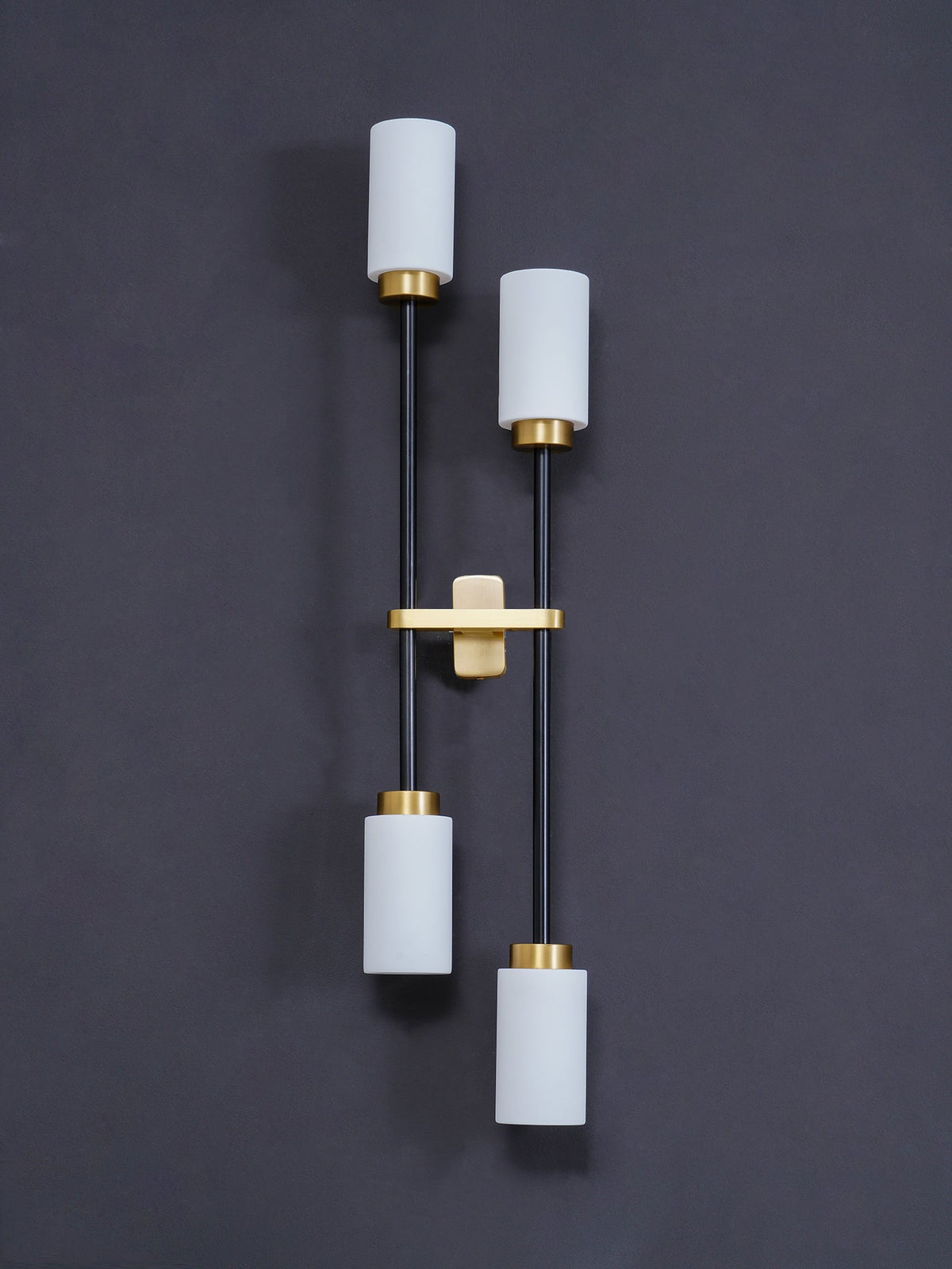 Tekas aplique de pared cilindro vidrio lineal