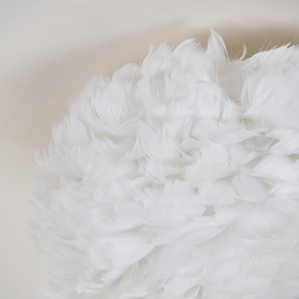 Zalore lámpara de techo Premium nórdica artística con plumas