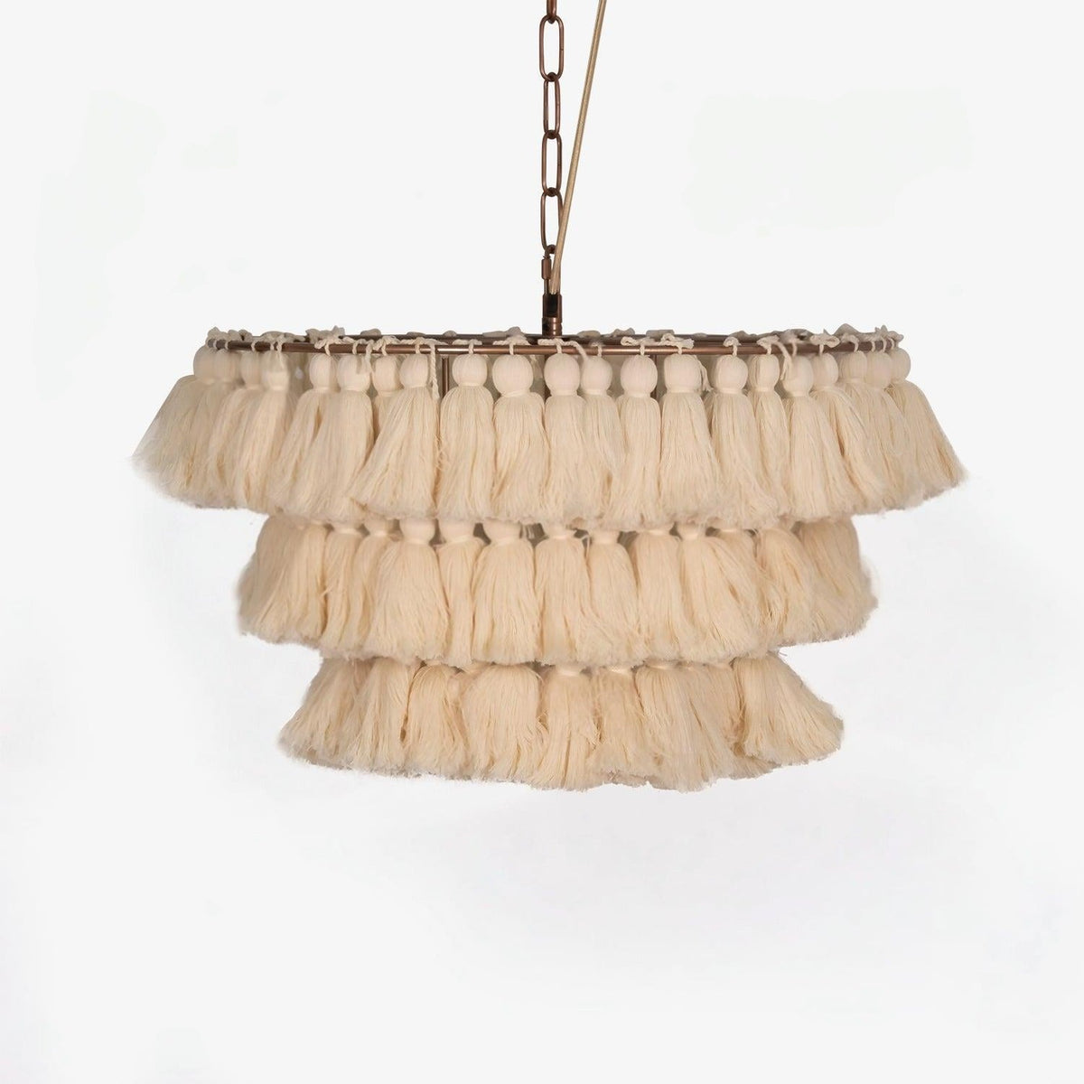 Lustra Chandelier Pink Bohemian Chic Lámpara de Araña Rosa Bohemia Chic
