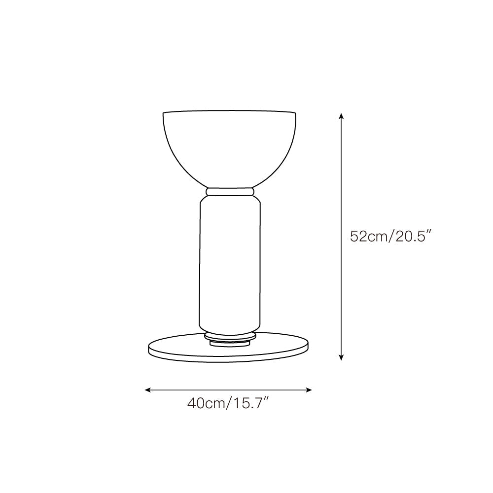 Goblet lámpara de mesa