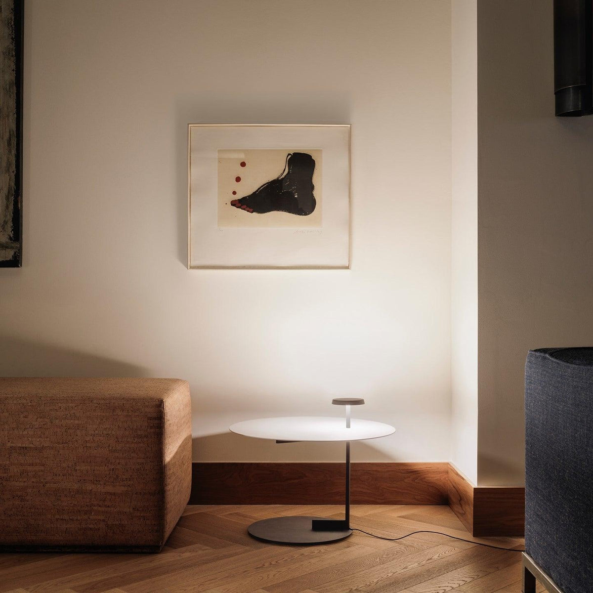 Orvinil lámpara de pie Scandi