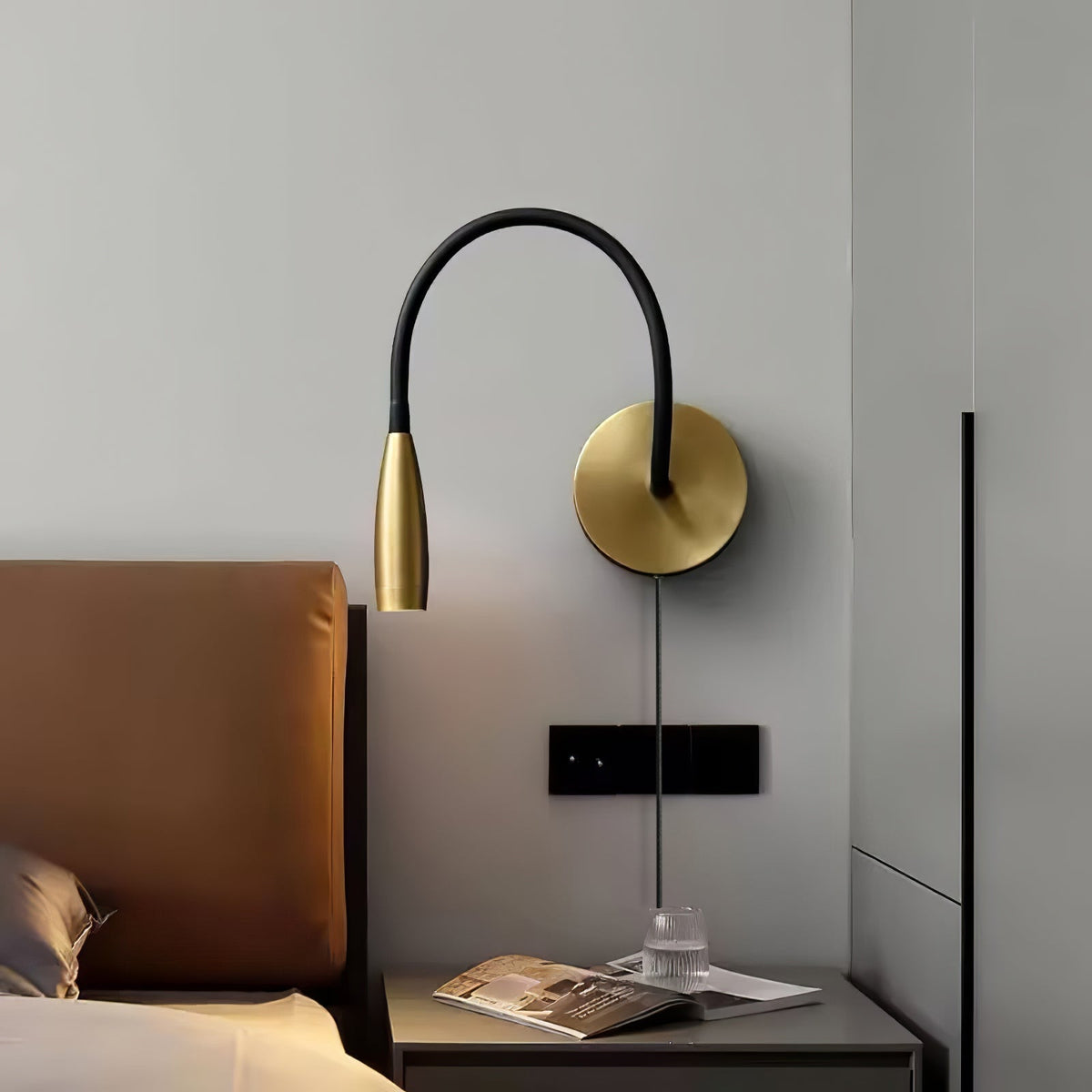 Rivanelle aplique de pared moderno minimalista enchufable