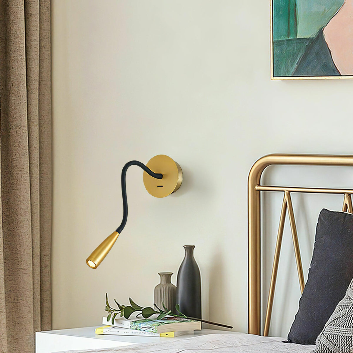 Rivanelle aplique de pared moderno minimalista enchufable