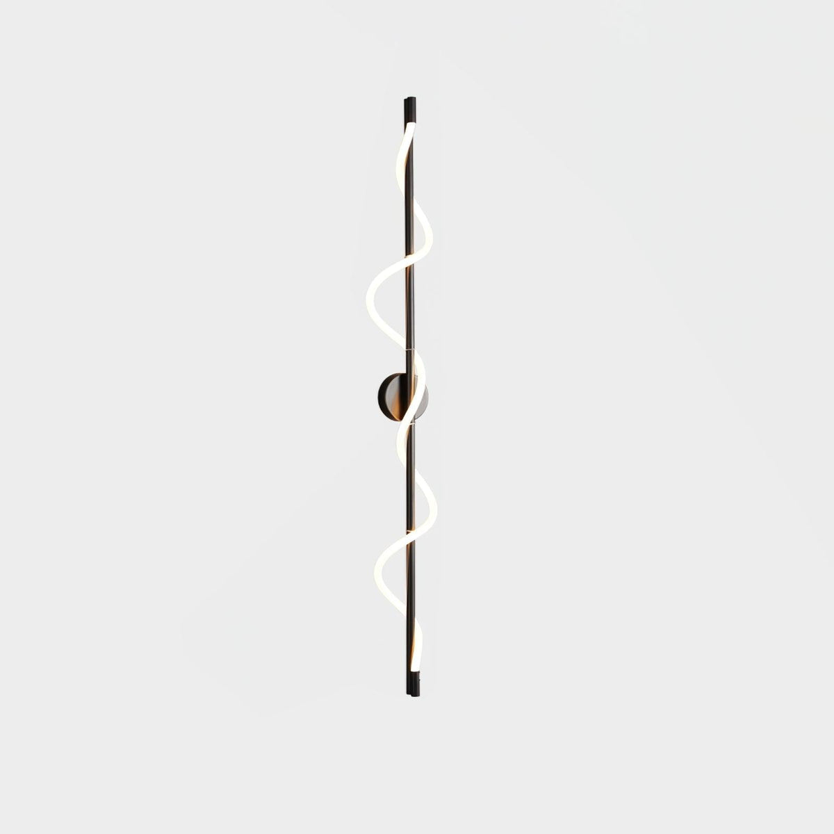 Nivelo aplique de pared escultórico de latón y silicona