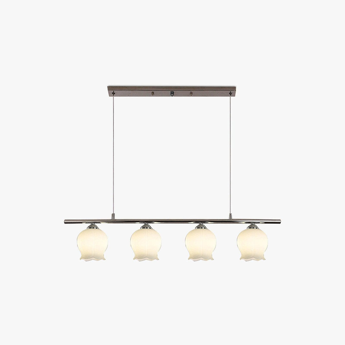 Evenara lámpara colgante moderna minimalista floral de vidrio