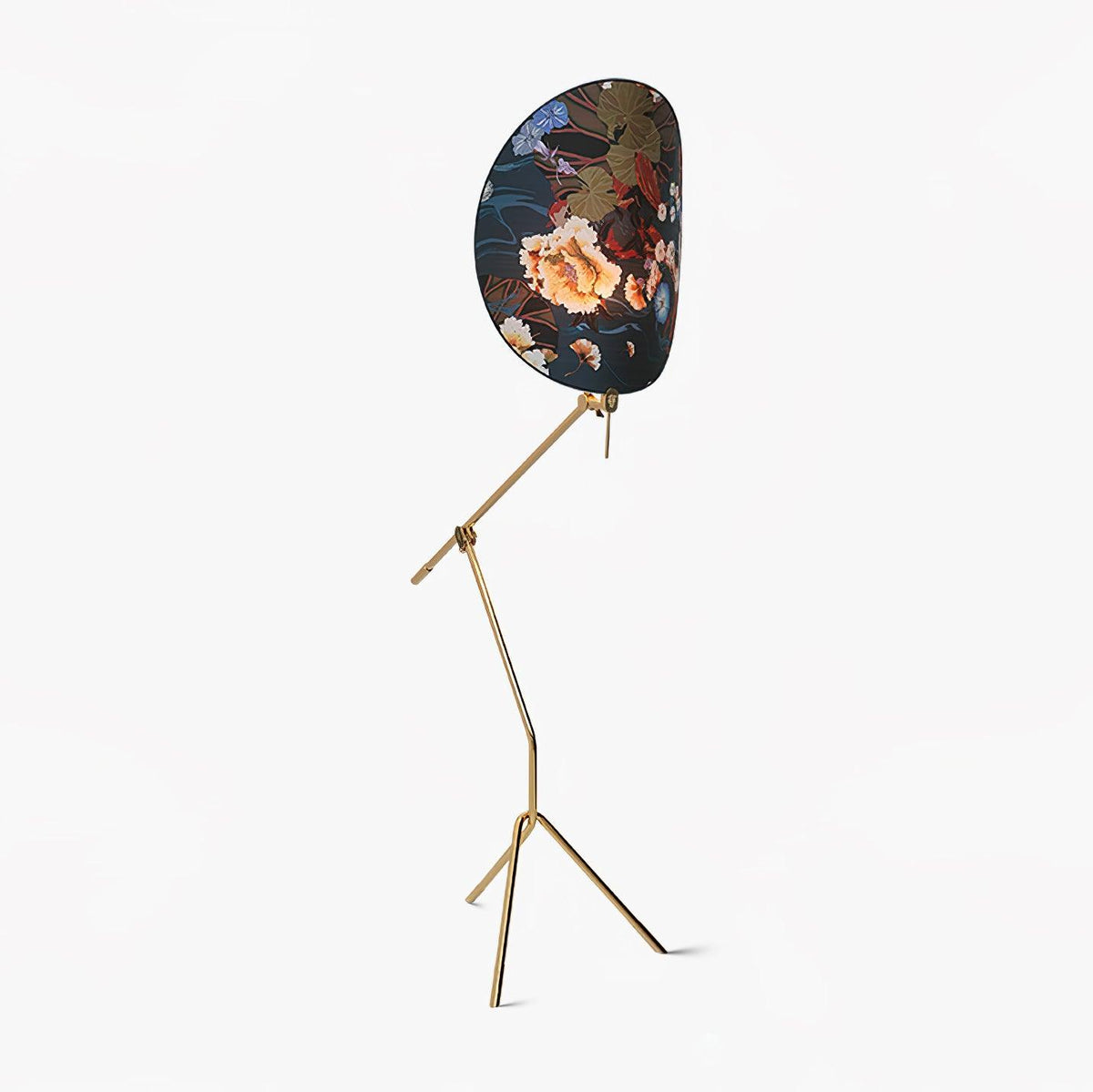 Unexin lámpara de pie de latón