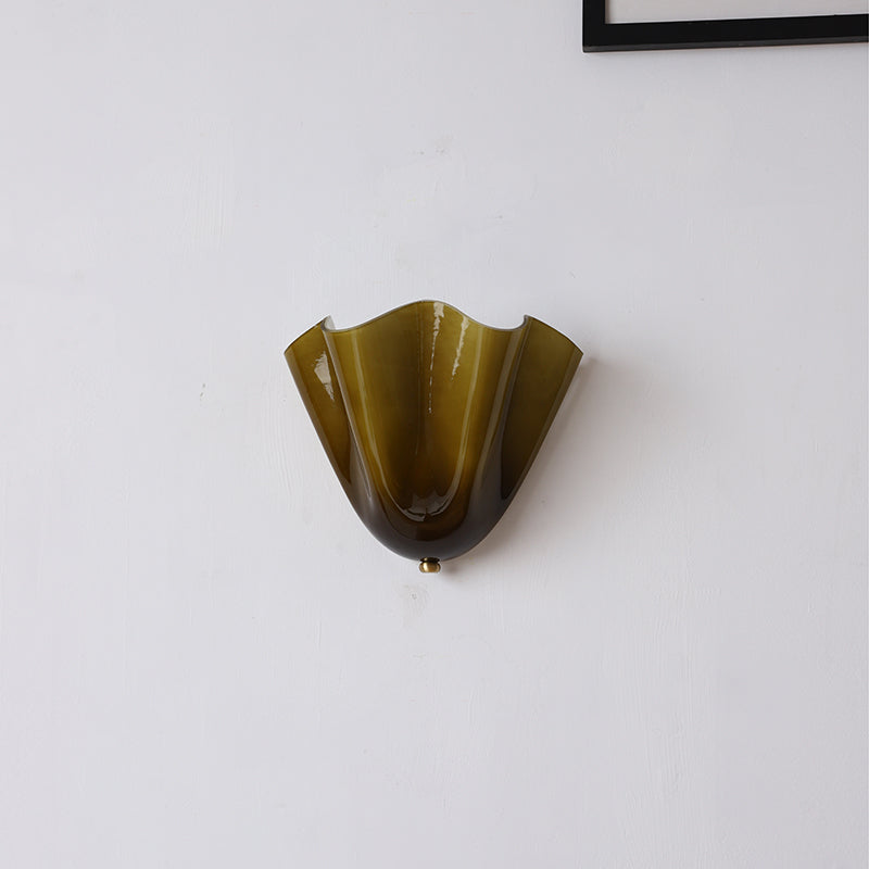 Veleina aplique de pared de vidrio