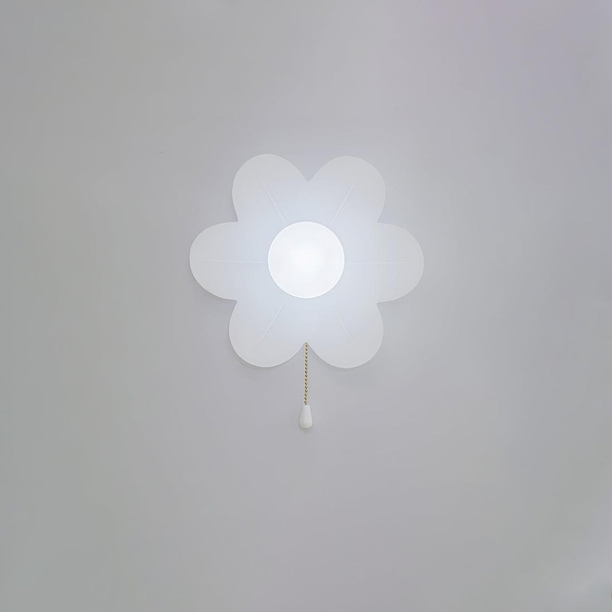 Bov aplique de pared nórdico Art Flowers de resina