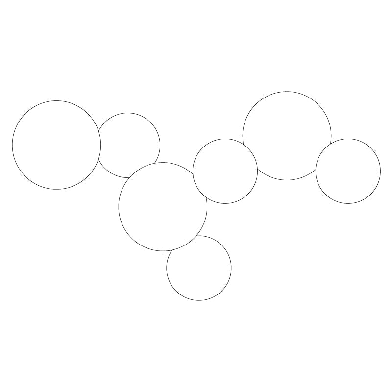 Arelis aplique de pared Geométrico Disco